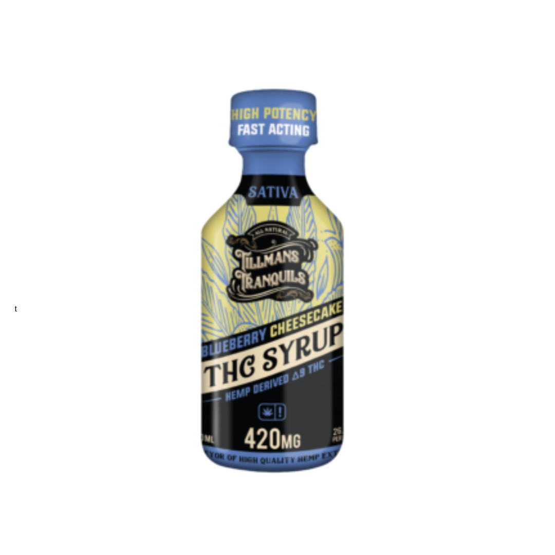 Tillmans Tranquils Blueberry Cheesecake Delta 9 THC Syrup