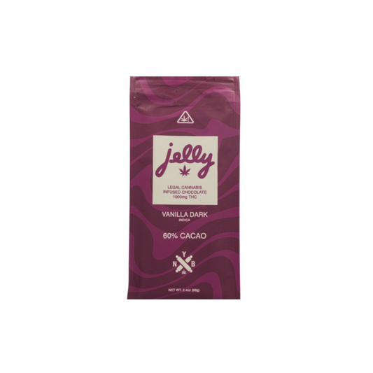 Jelly  Vanilla Dark Sativa 1000mg Chocolate Bar