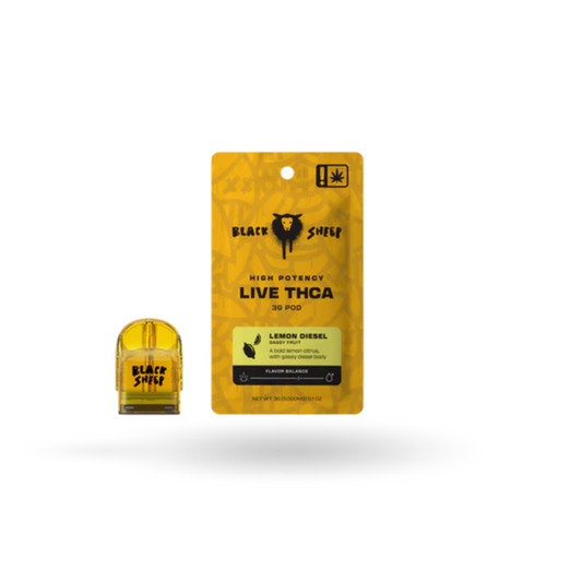 THCa Quad Blend Pod Refill: Lemon Diesel 3g