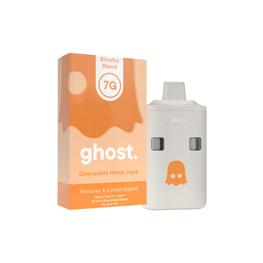 Ghost 7g Disposable|Blissful Blend Peaches & Cream (Hybrid)