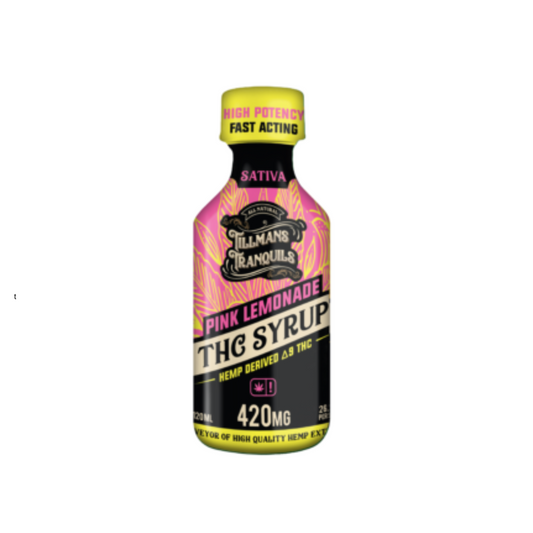 Tillmans Tranquils Pink Lemonade Delta 9 THC Syrup