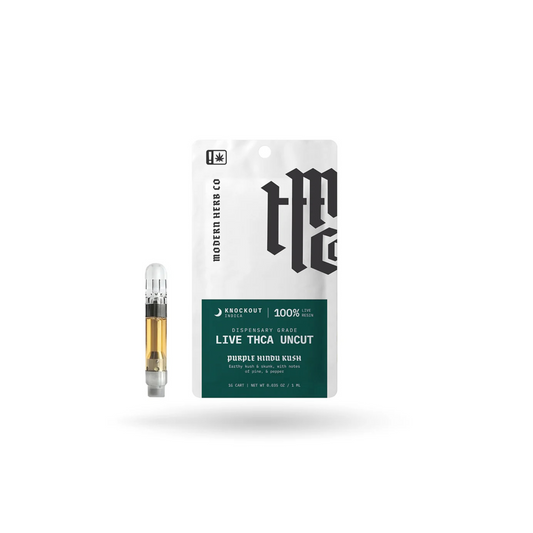 THCa Live Resin Cartridge Uncut: Knockout PHK 1g