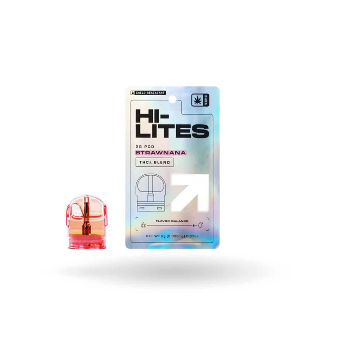 Hi-Lites THCa Pod Refill: Strawnana 2g