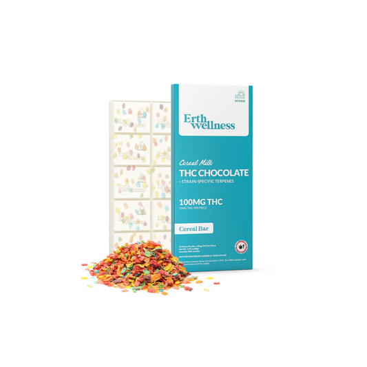 THC Chocolate Bar - Cereal Milk - Strain Specific (Hybrid) - 100mg