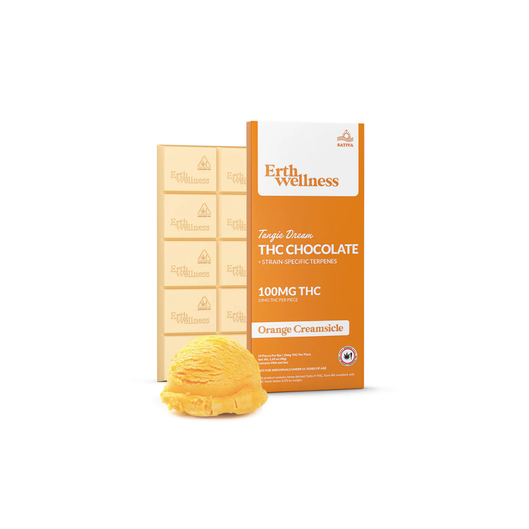 THC Chocolate Bar - Tangie Dream - Strain Specific (Sativa) - 100mg