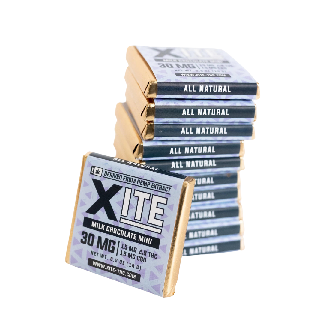 XITE Delta 9 THC Milk Chocolate Minis | 5 PC.