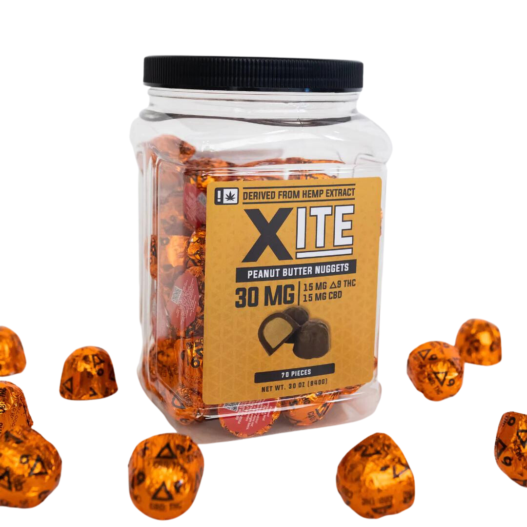 XITE Delta 9 THC Peanut Butter Nuggets | 5 PC.