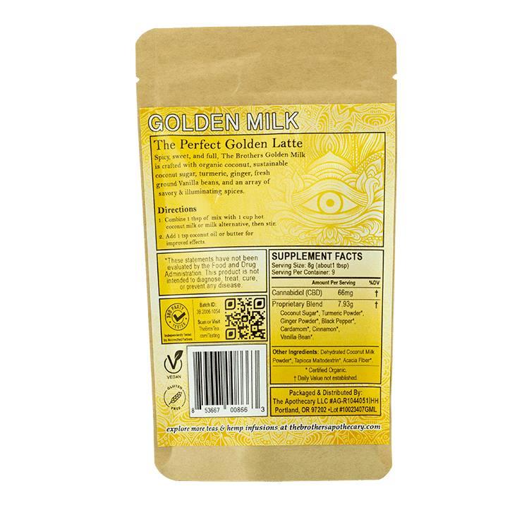 The Brothers Apothecary CBD Golden Milk