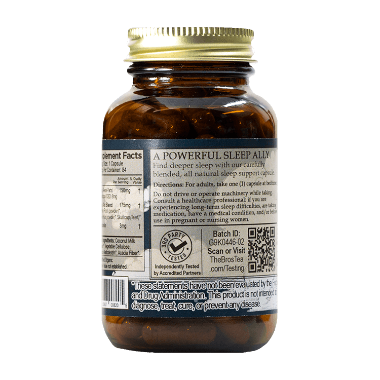 The Brothers Apothecary CBD Infused Valerian & Melatonin Capsules