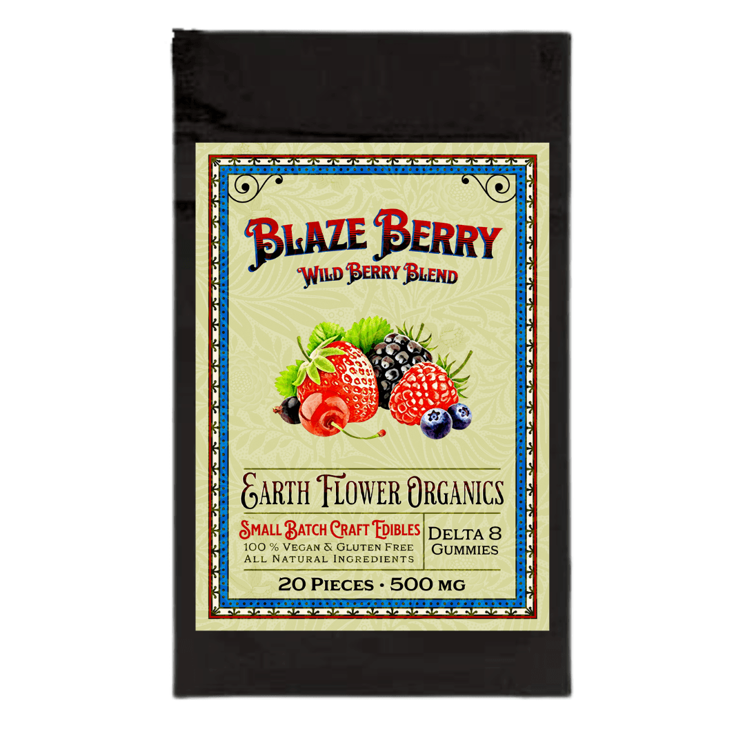 Earth Flower Delta 8 "Blaze Berry"  20 pc. - EFO LLC
