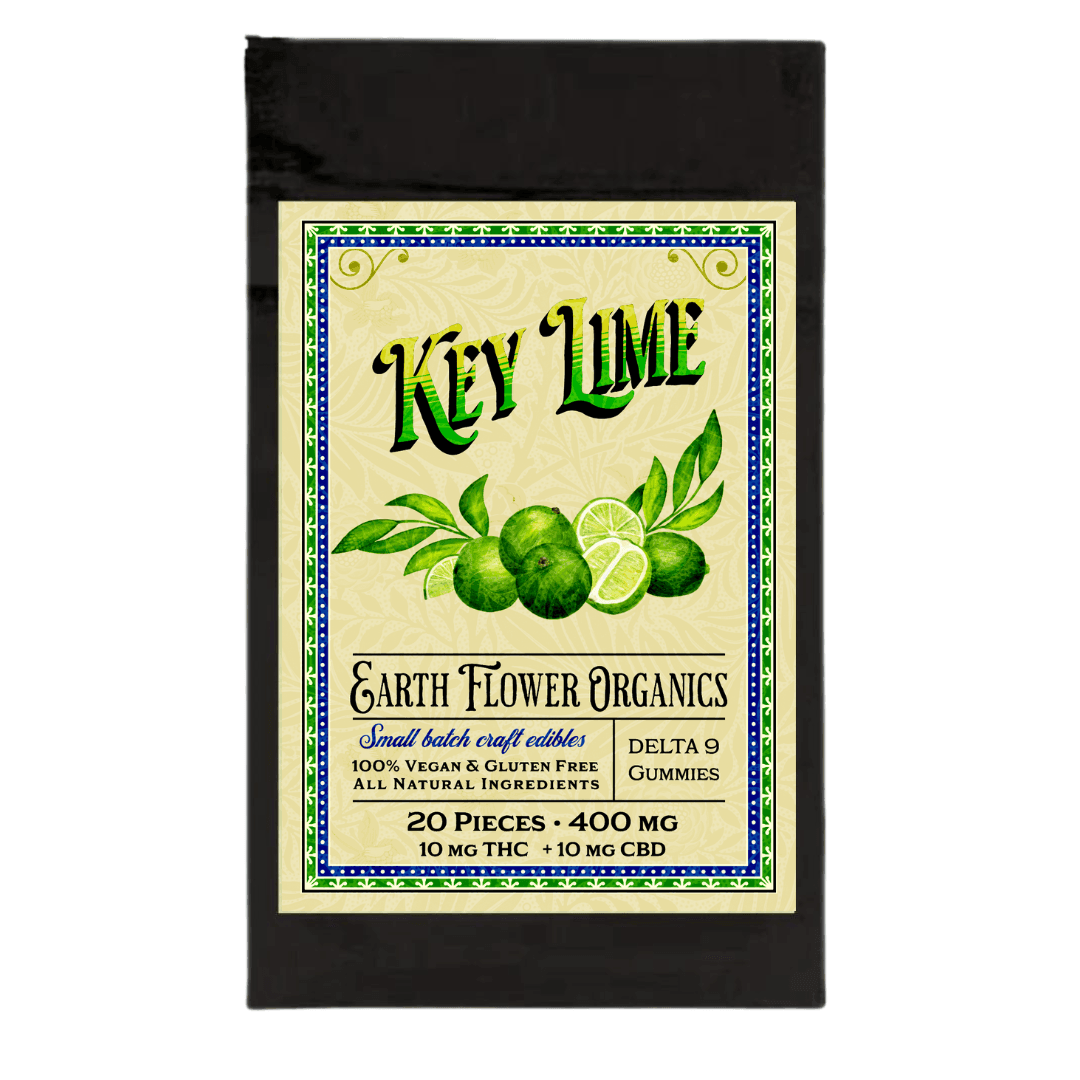 Earth Flower Delta 9 Key Lime 20 pc - EFO LLC