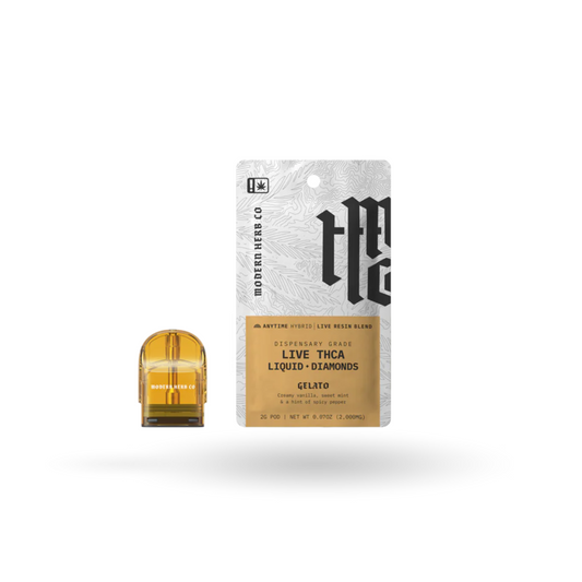 THCa Pod Refill Live Resin Liquid Diamonds: Gelato (Hybrid) - 2g