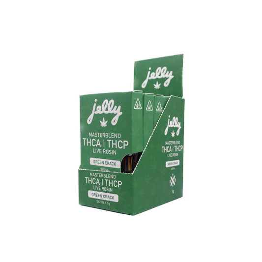 Jelly Live Rosin THCA x THCP 1G Cartridge | Green Crack (Sativa)