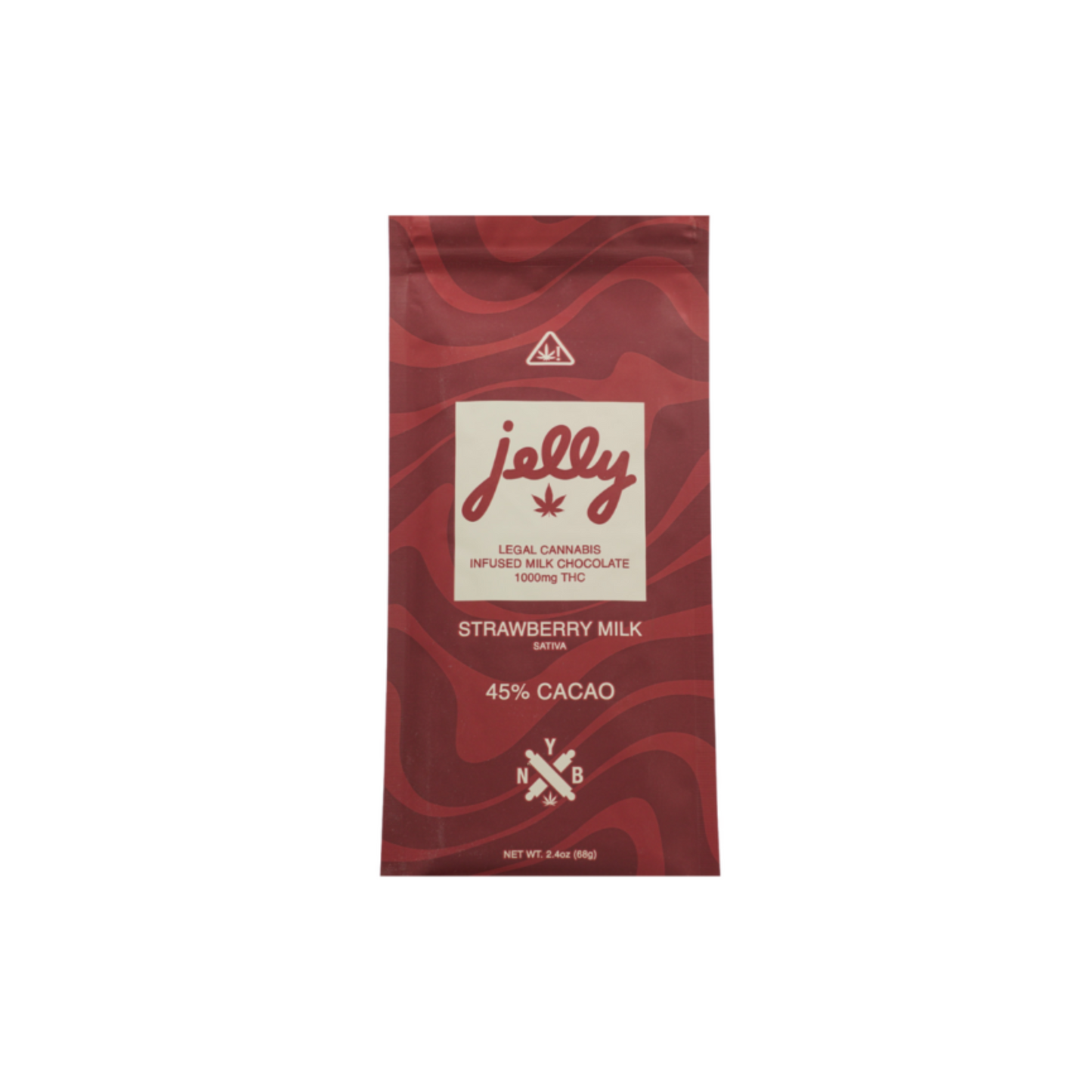 Jelly  Strawberry Milk Sativa 1000mg Chocolate Bar