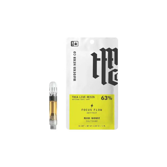 Modern Herb Co Live Resin Uncut THCA Cartridge 1g | Maui Wowie