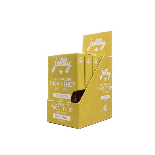 Jelly Live Rosin THCA x THCP 1G Cartridge | Sour Diesel (Hybrid)