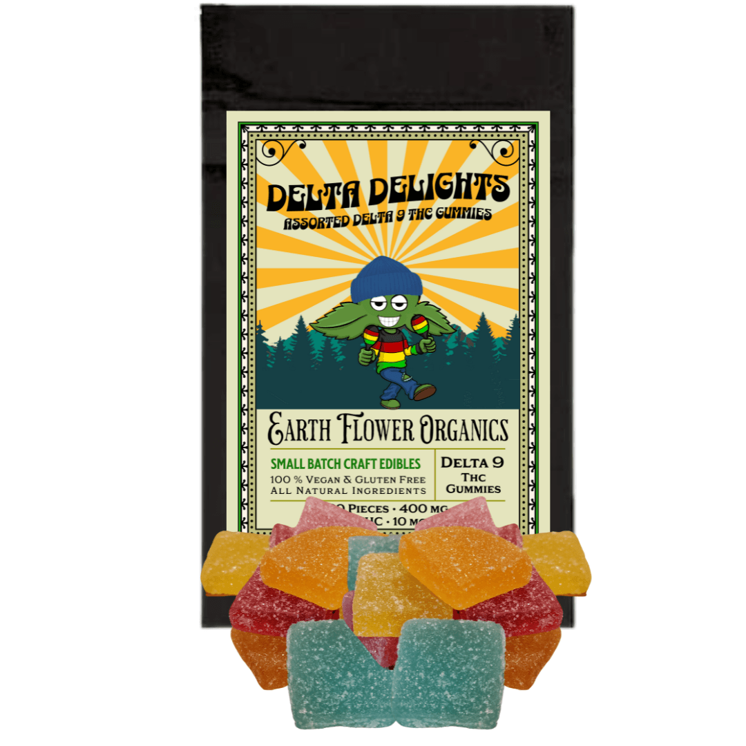 Delta Delights  Delta 9 Assorted Gummies  20 pc 10 Flavors - EFO LLC