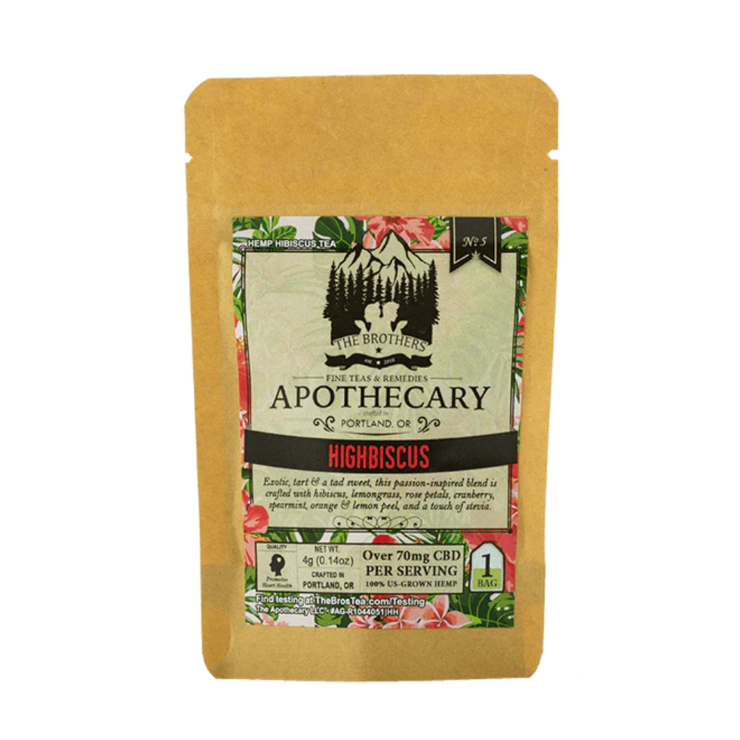 The Brothers Apothecary Highbiscus Tea | Hemp CBD Tea