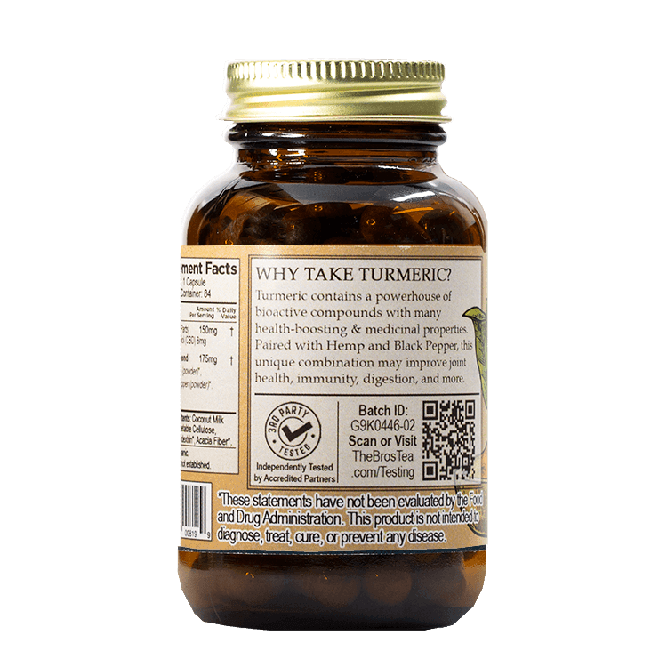 The Brothers Apothecary CBD Turmeric Capsules 