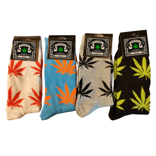 Cannabis Hemp Weed Leaf Socks
