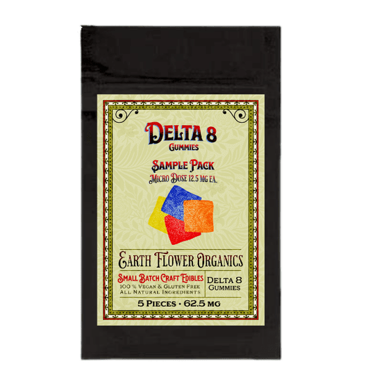 Sample Pack Delta 8 Micro-Dose Gummies - Earth Flower Organics